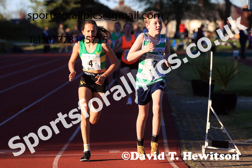 The 1500 metres, 2026 NEGP 1, Monkton Stadium. Photo: David T. Hewitson/Sports for All Pics